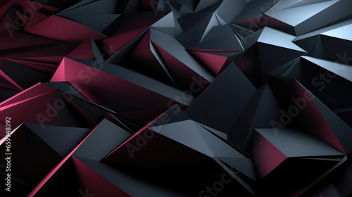 Mesmerizing 3D Style Geometry Abstract Background in Vibrant Colors, Ideal for Modern Designs and Artistic Concepts