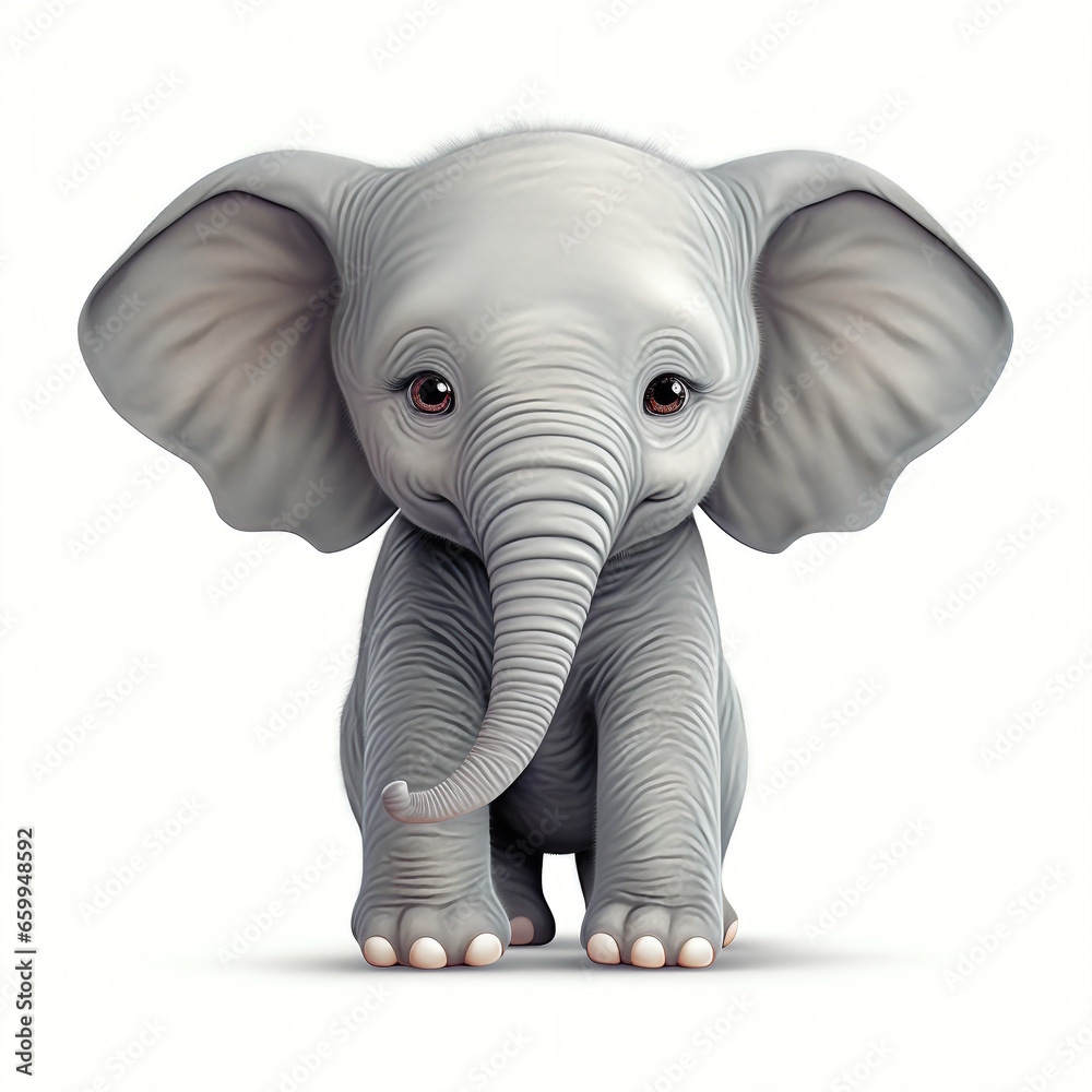 Cute Baby Giraffe Clipart with White Background Cute Baby Giraffe Clipart with White Background