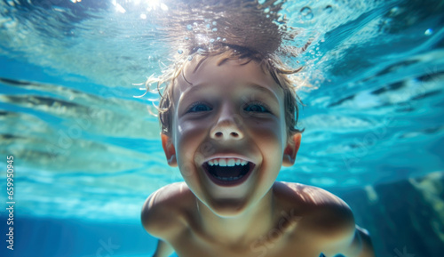child in pool © marimalina
