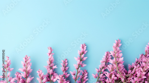 Pink Common Heather flowers