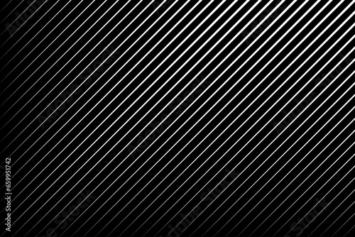 Diagonal stripe of regular pattern. Design lines white on black background. Design print for illustration, textile, wallpaper, background. Set 4