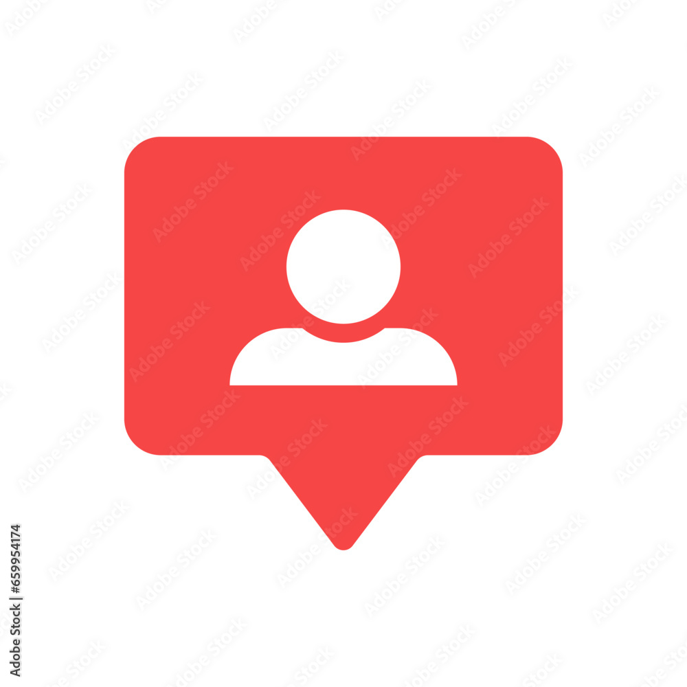 Follower button, interface social media, icon social networking notification. Follower button, interface social media, icon social networking notification.