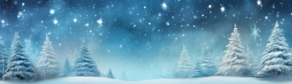 A magical Christmas background with festive charm