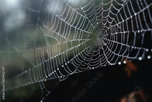 spiders on a cobweb