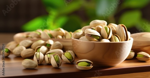 pistachio nuts in a bowl