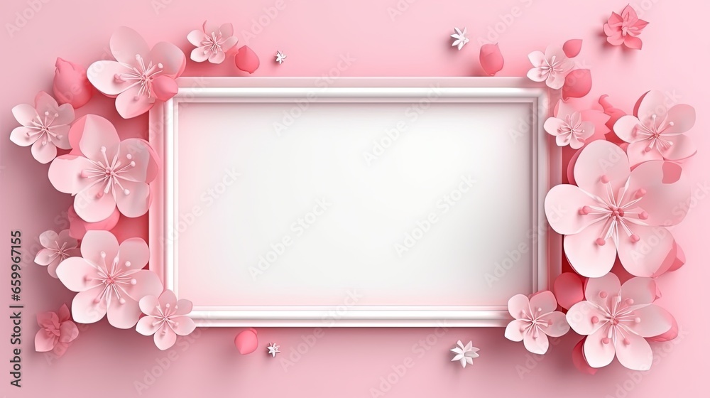 Thank you frame, frame for photos, 3d photo frame. pink frame for photos or images or pictures and in 3d shape.