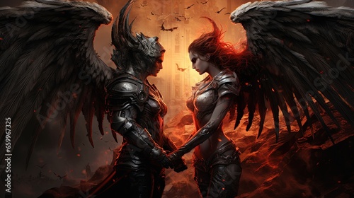 Angel and Devil romance or war
