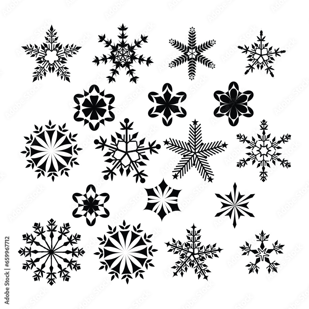christmas snowflakes clipart christmas snowflakes clipart
