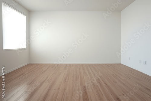 clean empty room with no furniture