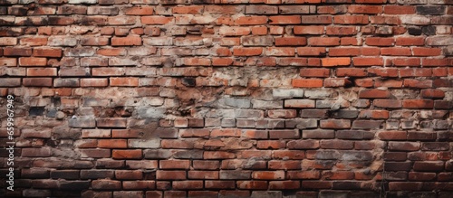 Brick wall as backdrop