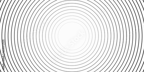 Abstract hypnotic pattern with black-white striped lines. Psychedelic background. Op art, optical illusion photo