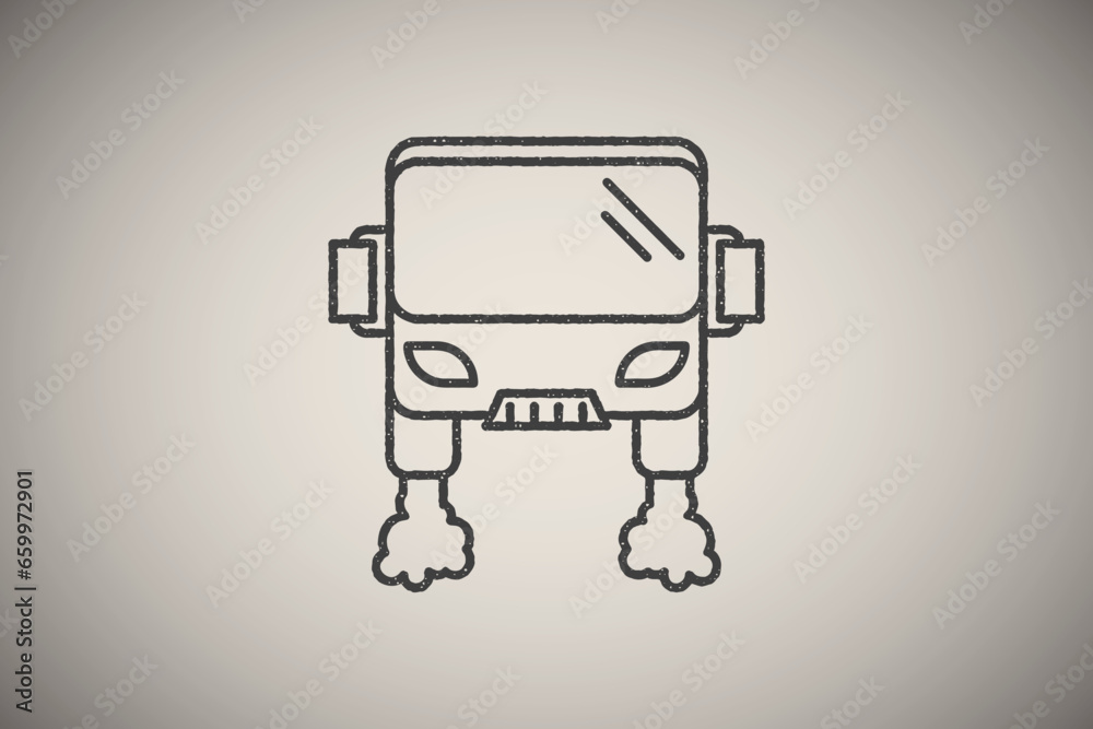 Boys friend icon vector illustration in stamp style Boys friend icon vector illustration in stamp style