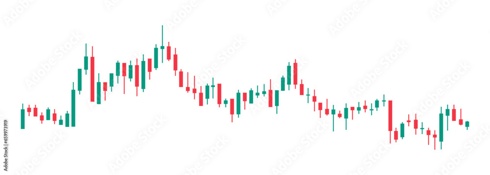 Candle stick chart investing illustration. Design for stock exchange, forex trading and crypto price analysis. Candle stick chart investing illustration. Design for stock exchange, forex trading and crypto price analysis.