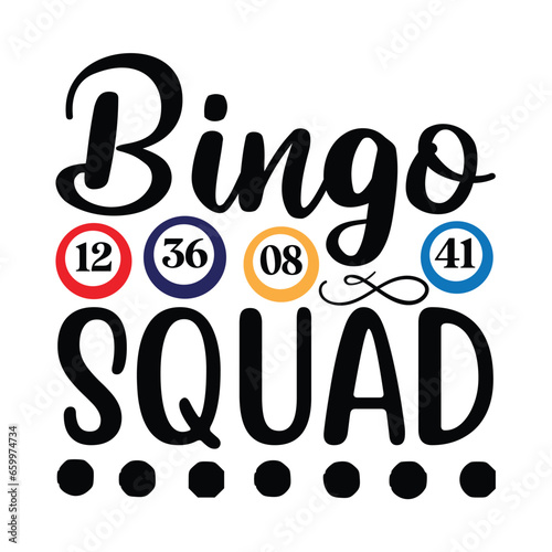 Bingo squad vector arts Eps