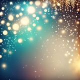 Beautiful light bokeh with blur effect and sparkles  
Abstract glitter, blurry shine isolated on background19