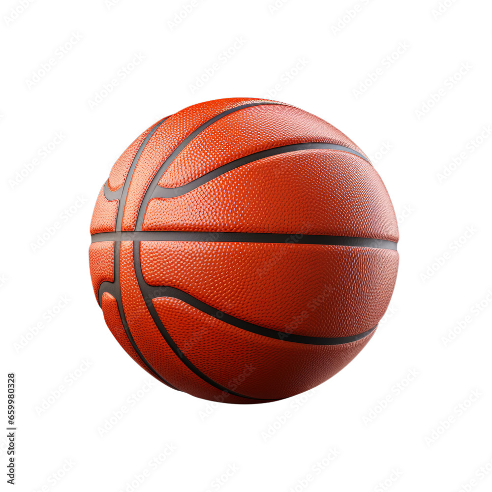 Basketball ball isolated on transparent background PNG