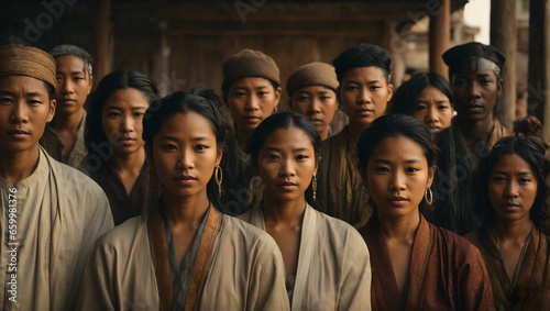 portrait of a group of people of different ethnic groups