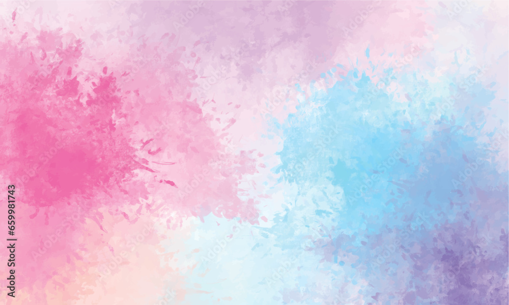 Hand painted watercolor vector background
