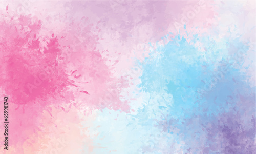 Hand painted watercolor vector background