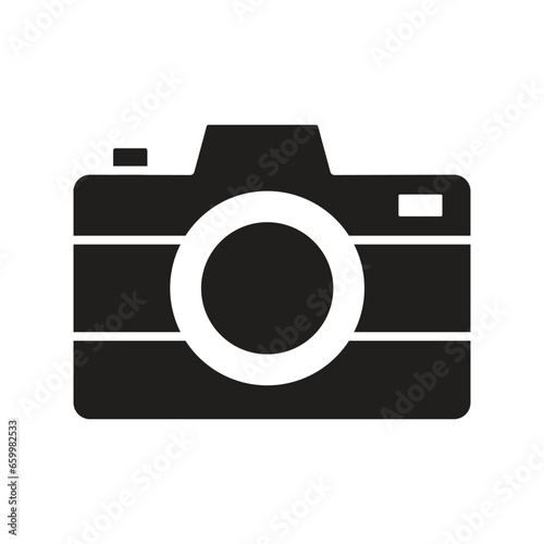 Camera icon vector on trendy style for design and print.