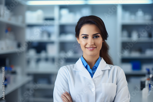 portrait of a female pharmacist