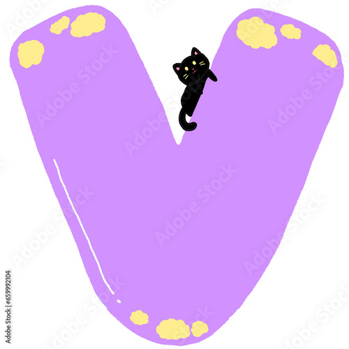 V violet 