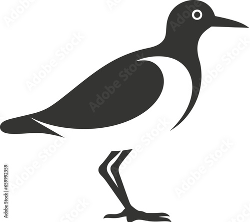 Lapwing bird icon