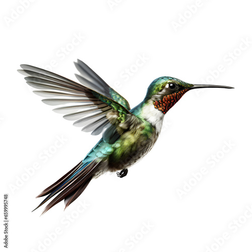 Hummingbird on transparent background PNG