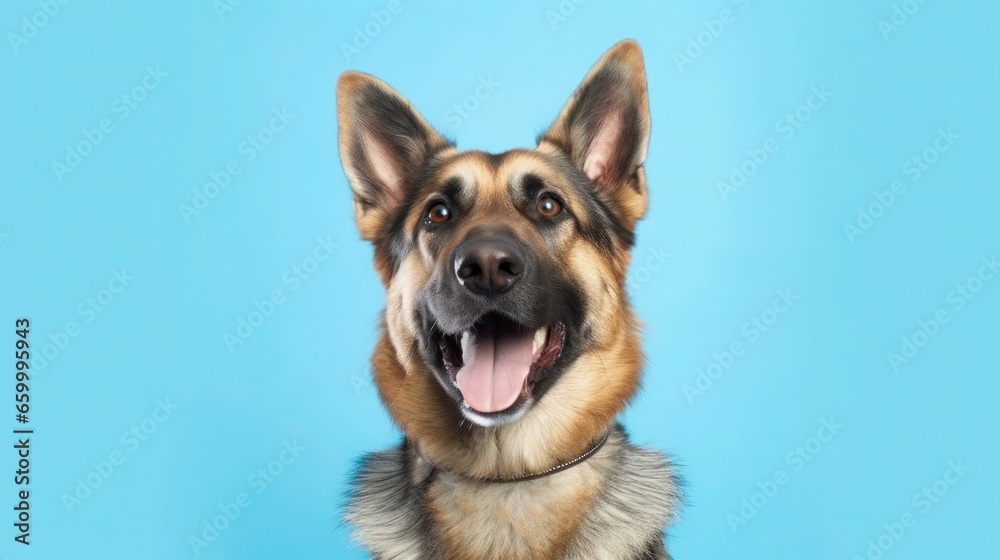 Generate a photography of german shepherd dog