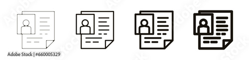 CV profil Teambuilding entreprise travail pictogramme icône et symbole logo photo