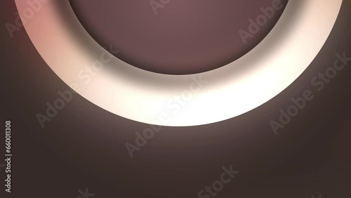 Animated circle abstract background looping and growing in the middle of the frame
