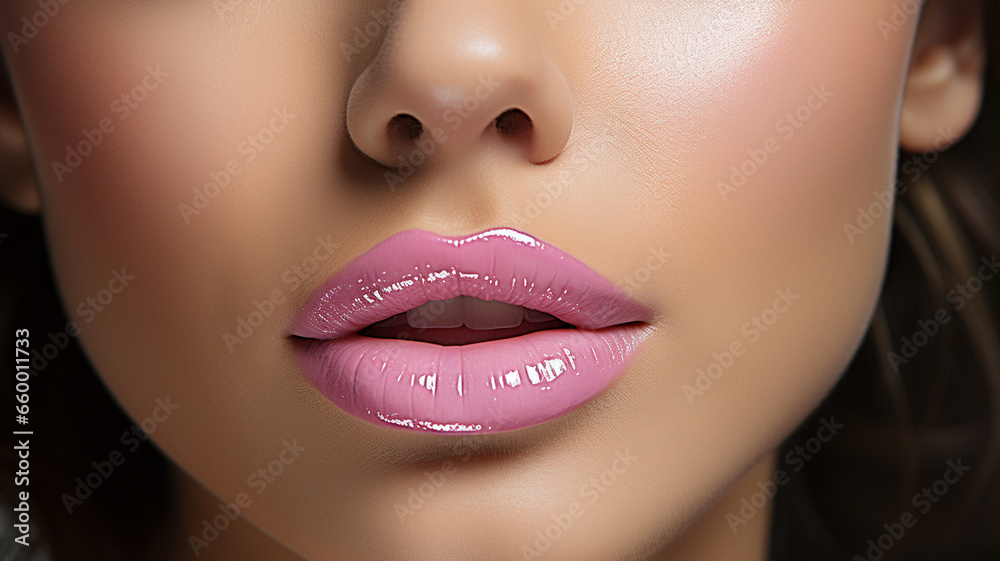 Fototapeta premium portrait of a beautiful woman in a wet dress with water drops