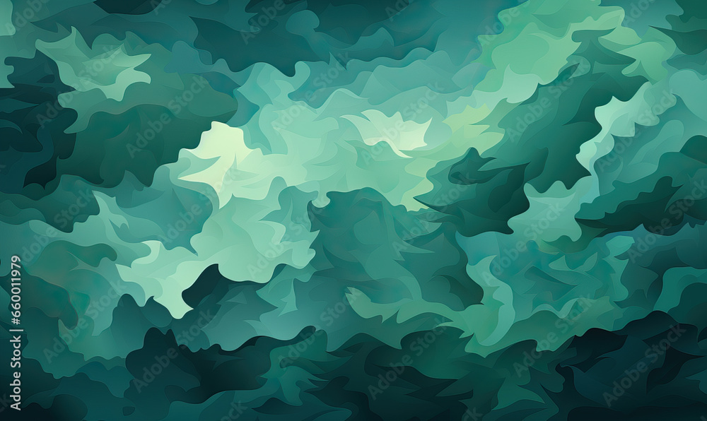 Background for design, creative camouflage background in green tones. Background for design, creative camouflage background in green tones.