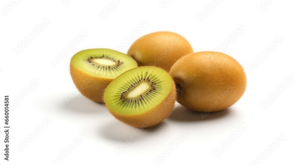 Kiwi fruits isolated on white background Kiwi fruits isolated on white background