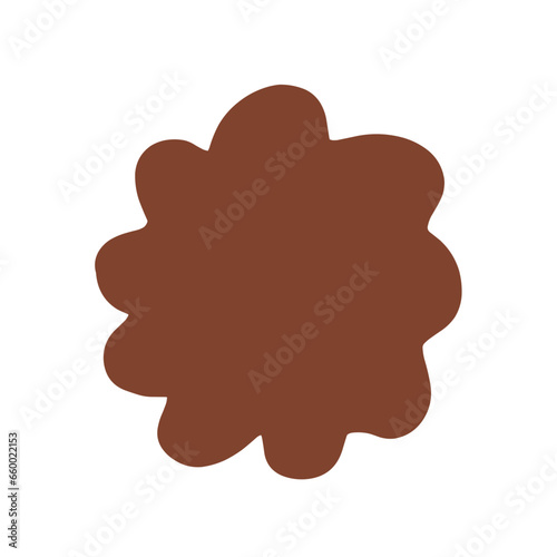 Wiggle Circle Shape Round