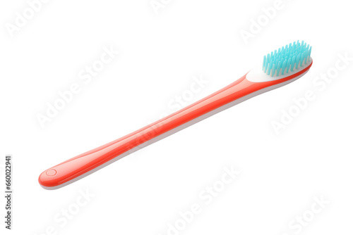 Toothbrush on White Background Generative AI