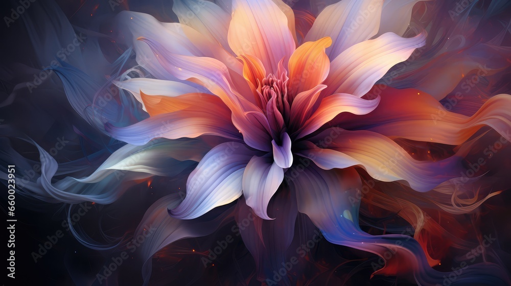Background with flowers - generative ai