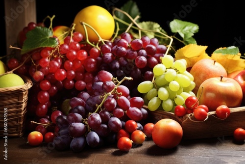 a variety of ripe fruits of different colors © Alfazet Chronicles