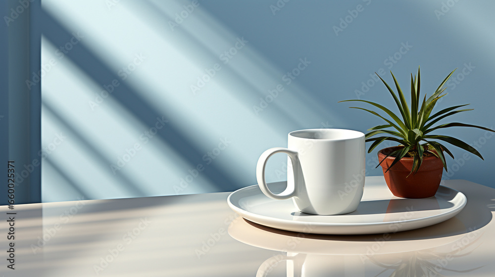 A modern minimalist espresso cup set against a sleek, monochromatic backdrop, highlighting its sleek design A modern minimalist espresso cup set against a sleek, monochromatic backdrop, highlighting its sleek design