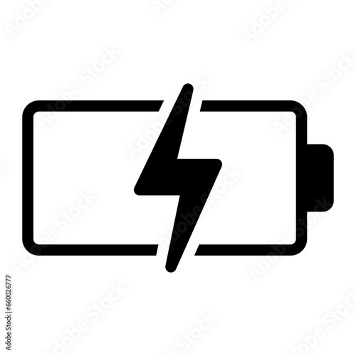 battery glyph icon