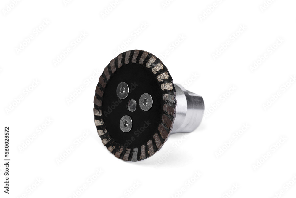 Diamond t-disk for the tile leveling system isolated on white background. Diamond t-disk for the tile leveling system isolated on white background.