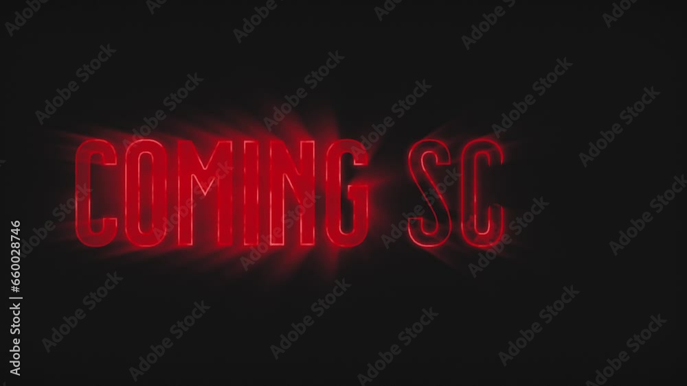 Coming Soon Shine Reveal Fx Intro/ 4k animation of a design coming soon message with smoke and shine effect revealing text Coming Soon Shine Reveal Fx Intro/ 4k animation of a design coming soon message with smoke and shine effect revealing text