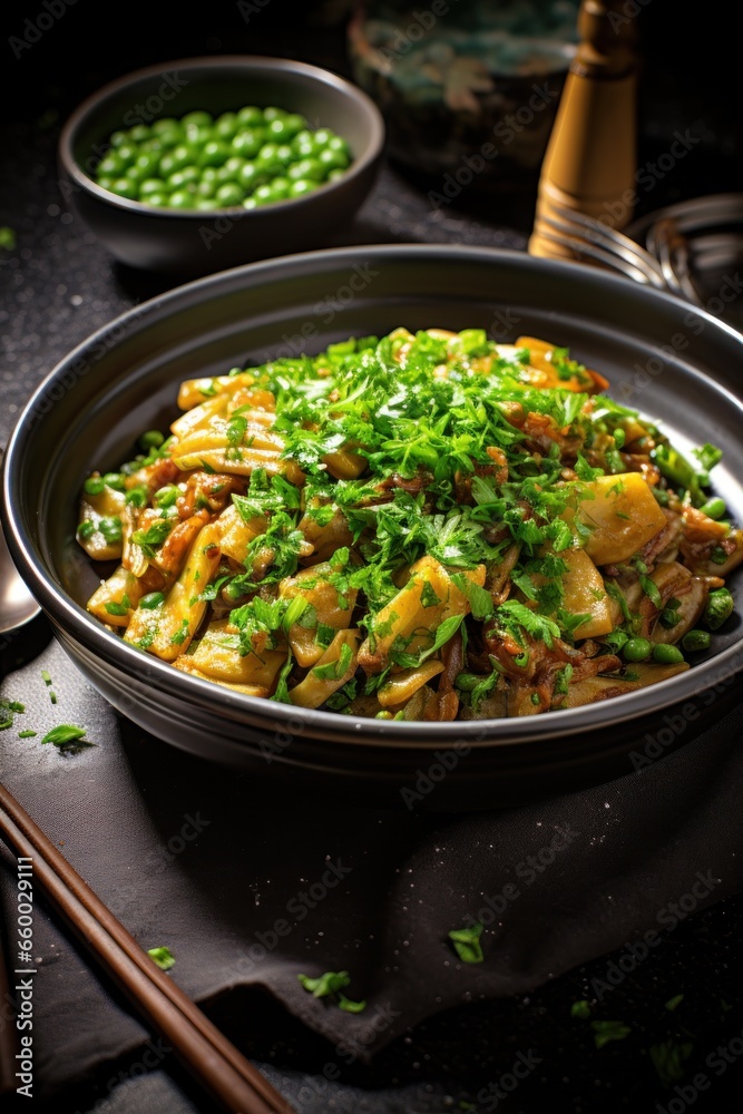 traditional georgian lobio bean dish with french beans traditional georgian lobio bean dish with french beans