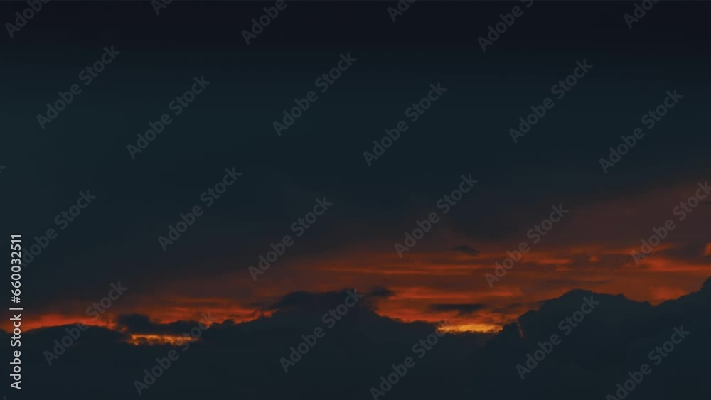 Clouds in sunset - Summer in Denmark Clouds in sunset - Summer in Denmark