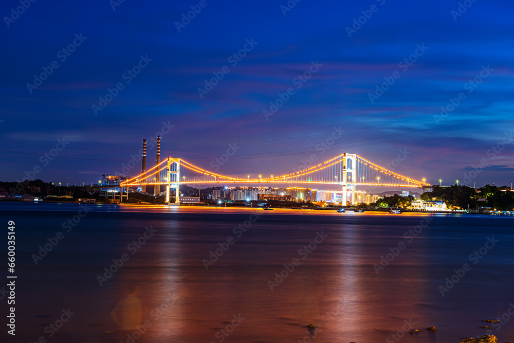 Panorama of Inner Bay in Shantou City, Guangdong Province, China Panorama of Inner Bay in Shantou City, Guangdong Province, China