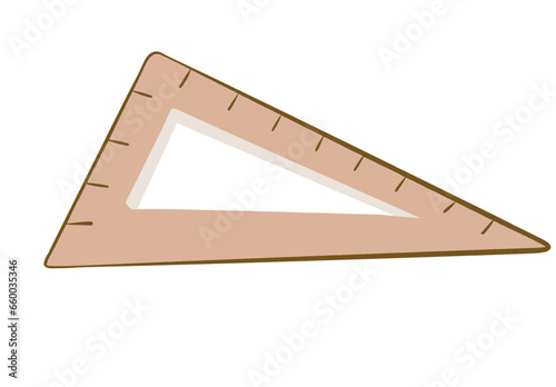 ruler isolated on white background