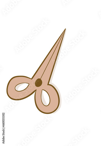 scissors isolated on white background