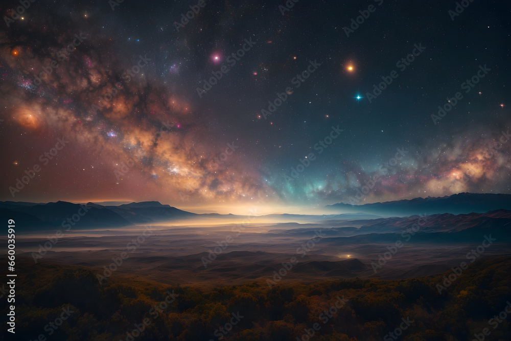 Fototapeta premium Explore the wonders of the universe .