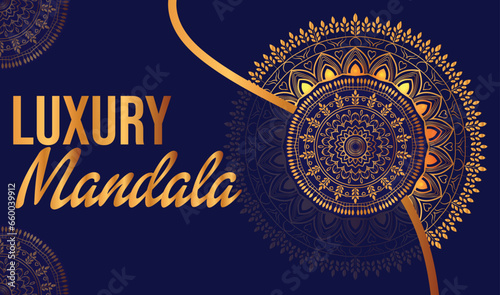 Luxury mandala background with golden arabesque pattern arabic islamic east style. decorative mandala for print, poster, cover, brochure, flyer, banner. 