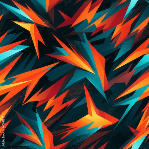 vivid geometric seamless pattern
